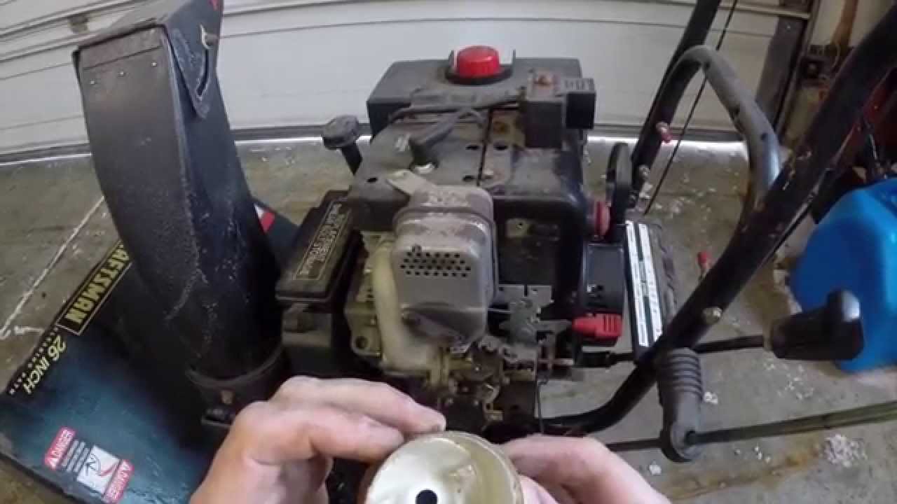 Craftsman Snowblower 9hp Carburetor Cleaning