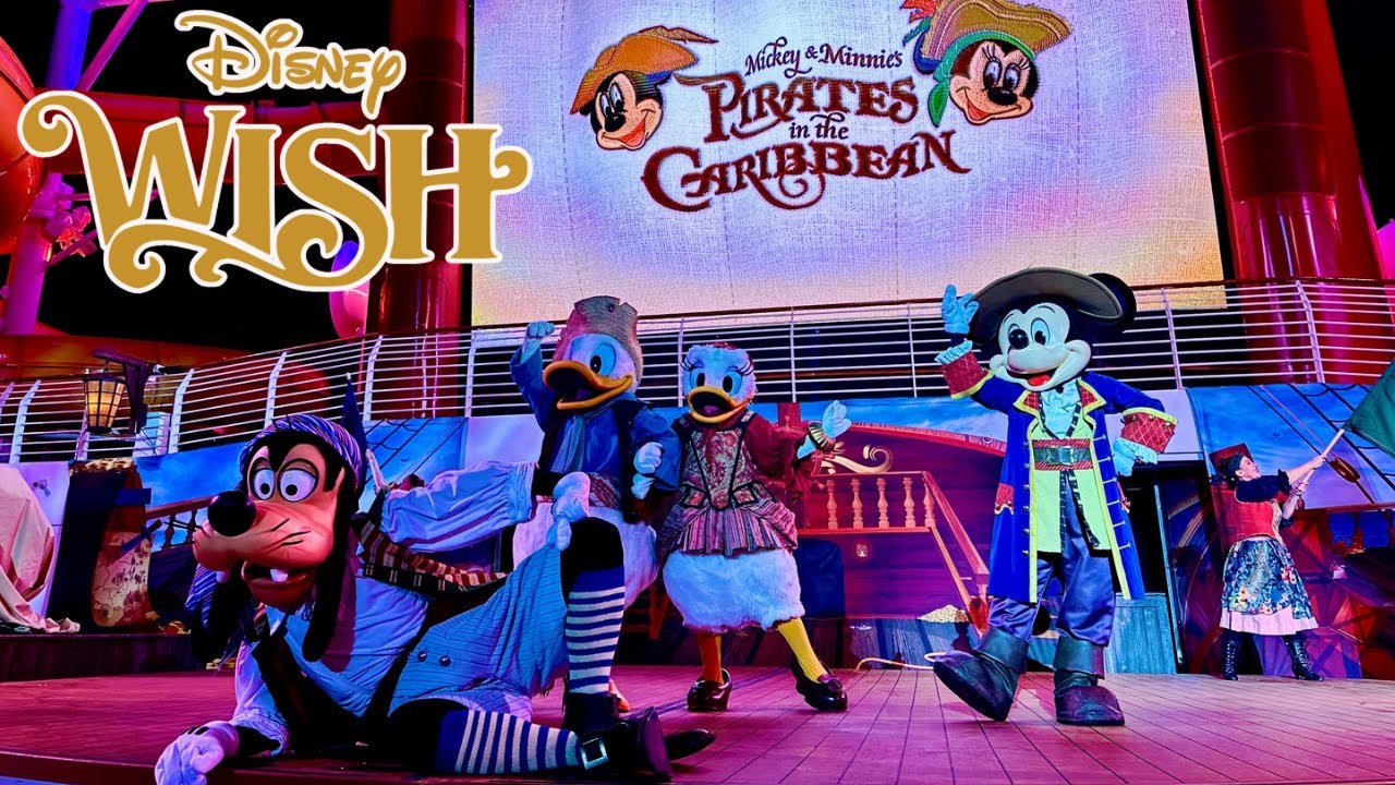 Мы пережили пиратскую ночь на Disney WISH | Disney Cruise Line | Джек Воробей и фейерверк!