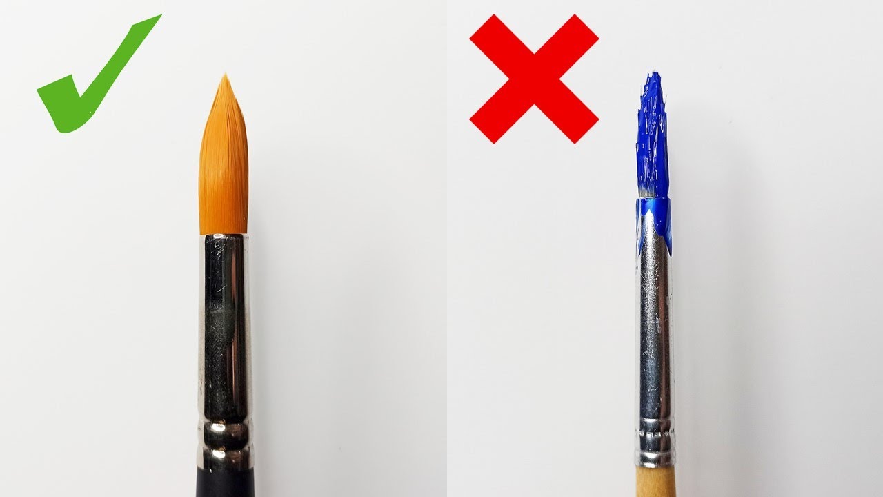 Cómo LIMPIAR y MANTENER tus PINCELES - ArteDaniel