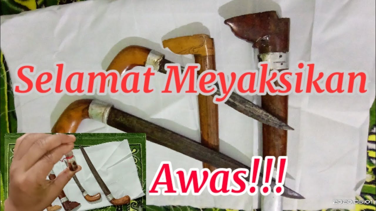Bahayanya menyimpan badik & begini cara merawatya
