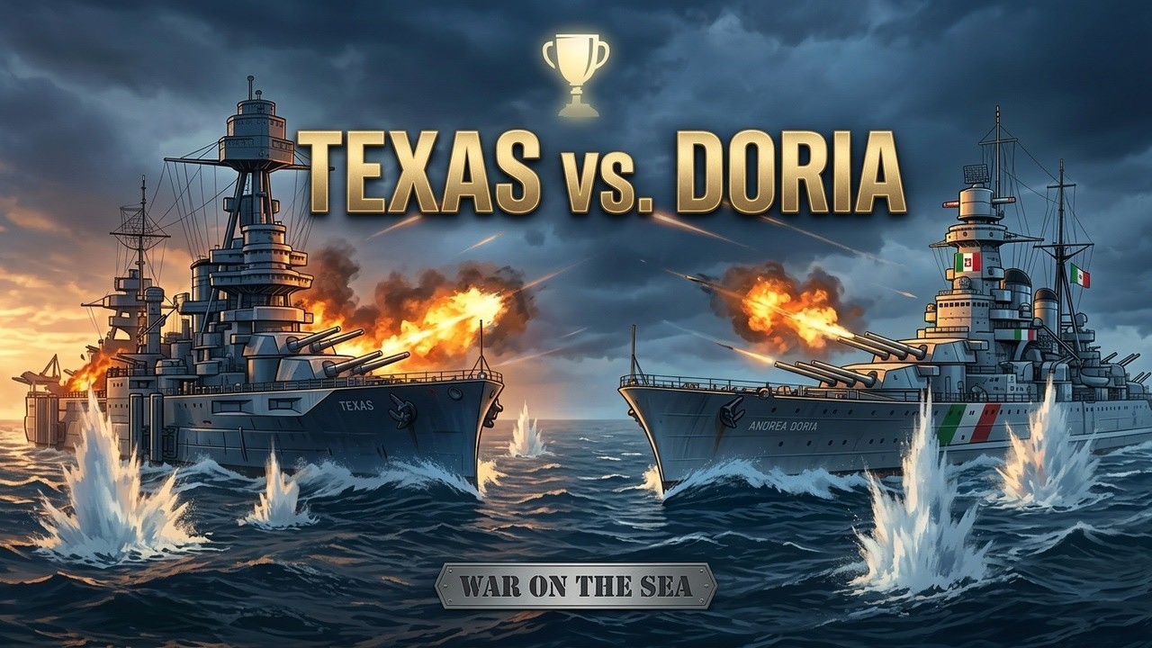 Турнирная сетка &laquo;Легенды&raquo;: Texas против Andrea Doria и HMS Revenge против Conte di Cavour | War o...