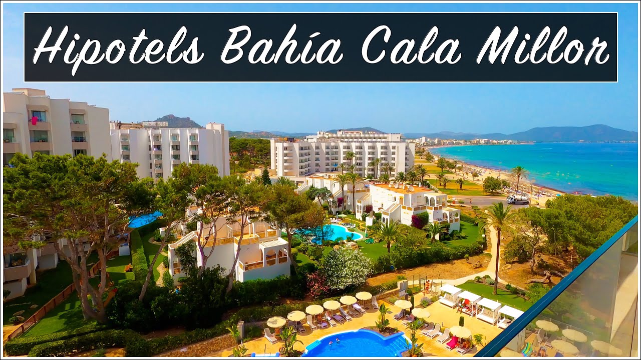 (4K) Hipotels Bahía Cala Millor 4* | Hotel tour | Hotel adults only en el este de Mallorca