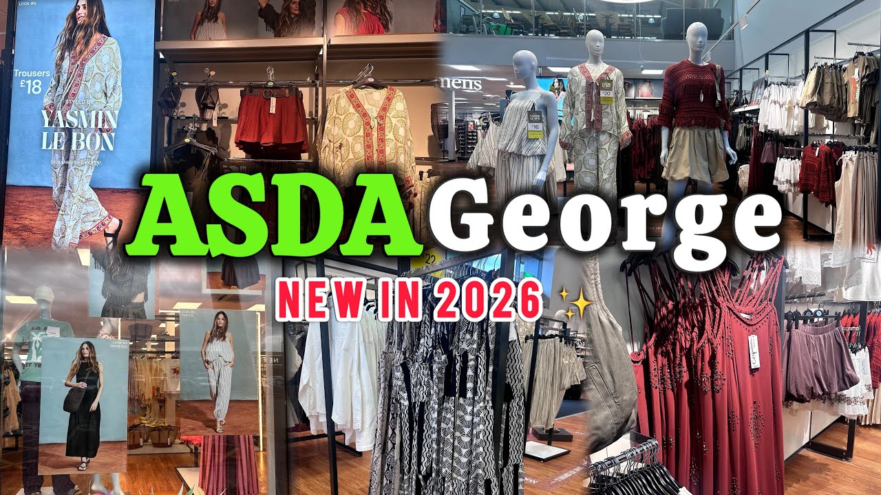 📍ASDA GEORGE NEW IN SUMMER 2026 ✨ EXCLUSIVE YASMIN LE BON COLLECTION | Dresses, Co-ords & Outfits|4k