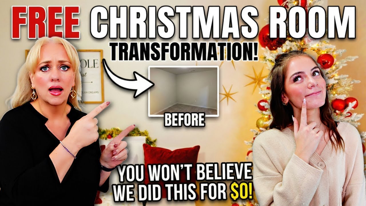 Giving Her A Dream Christmas Room... For $0!