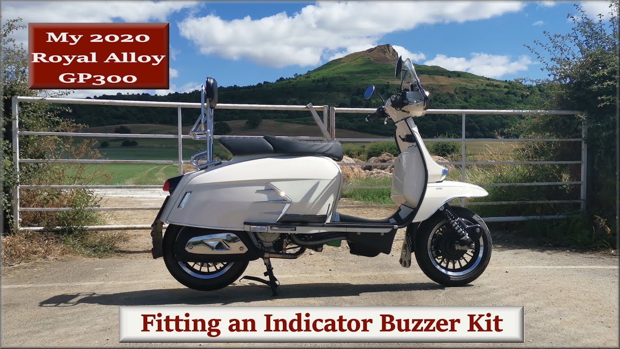How to fit an indicator Buzzer kit to a 2020 Royal Alloy GP 300