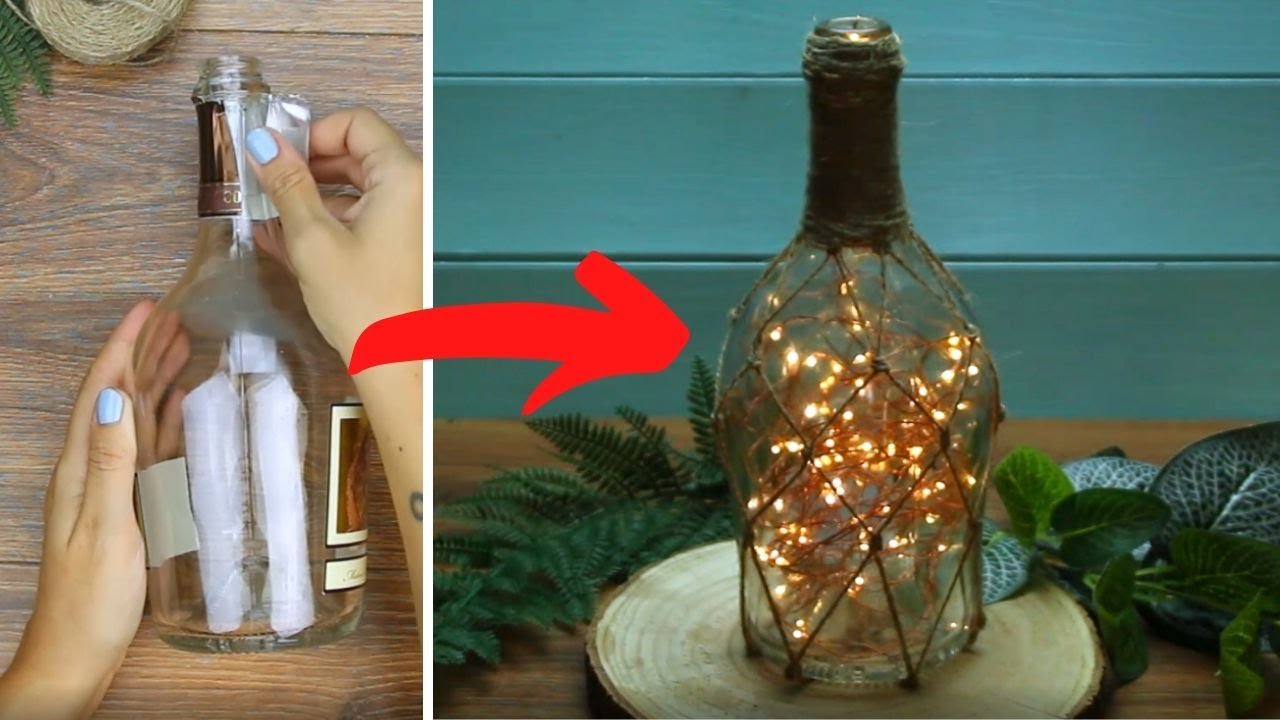 Come creare delle bottiglie decorative luminose