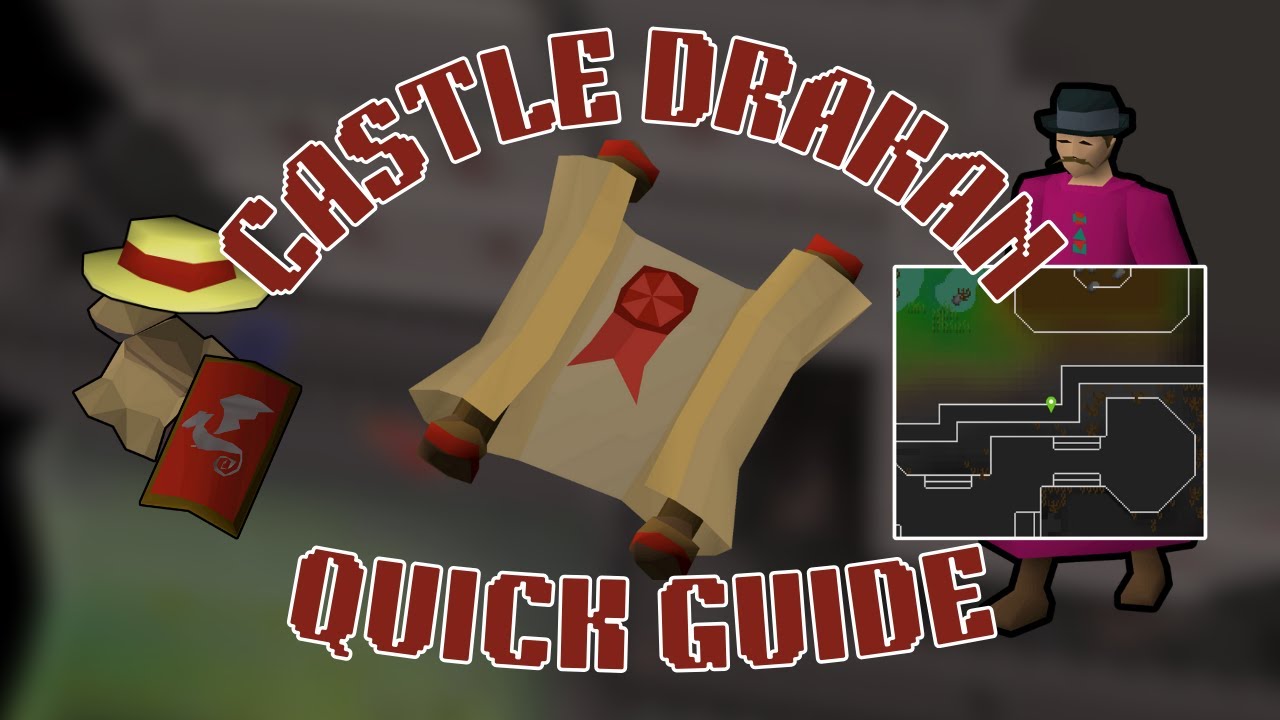 OSRS Master Clue - Wave on the northern wall of Castle Drakan. Updated guide.
