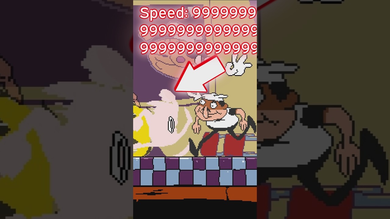 Pizza Tower, but Peppino is FASTER THAN LIGHT?! 🚀 Super Peppino [Pizza Tower Mods Shorts]