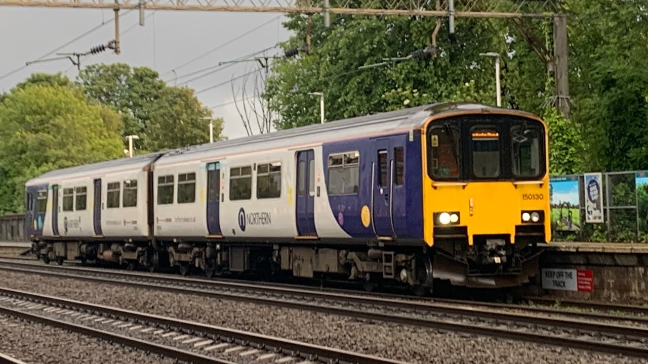 Northern class 150/142 between Manchester Victoria and Rochdale 