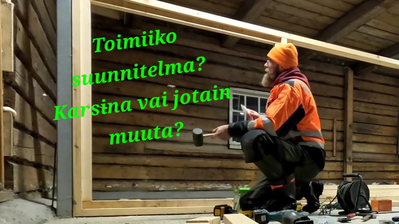 Rakennetaan karsinat hevosille. Talliprojekti. Karsinoiden rakennus alkaa!