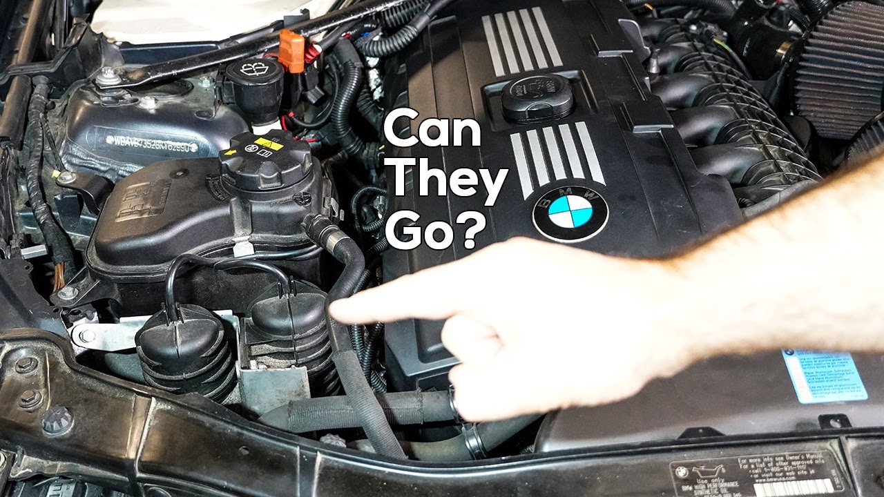 Можно ли снять вакуумные бачки на BMW N54?