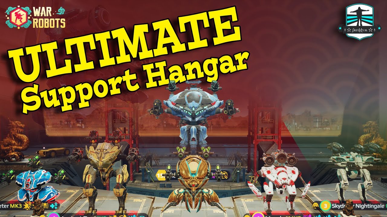 WarRobots - ONLY HEALING ROBOTS HANGAR - MK3 MAX SUPPORT