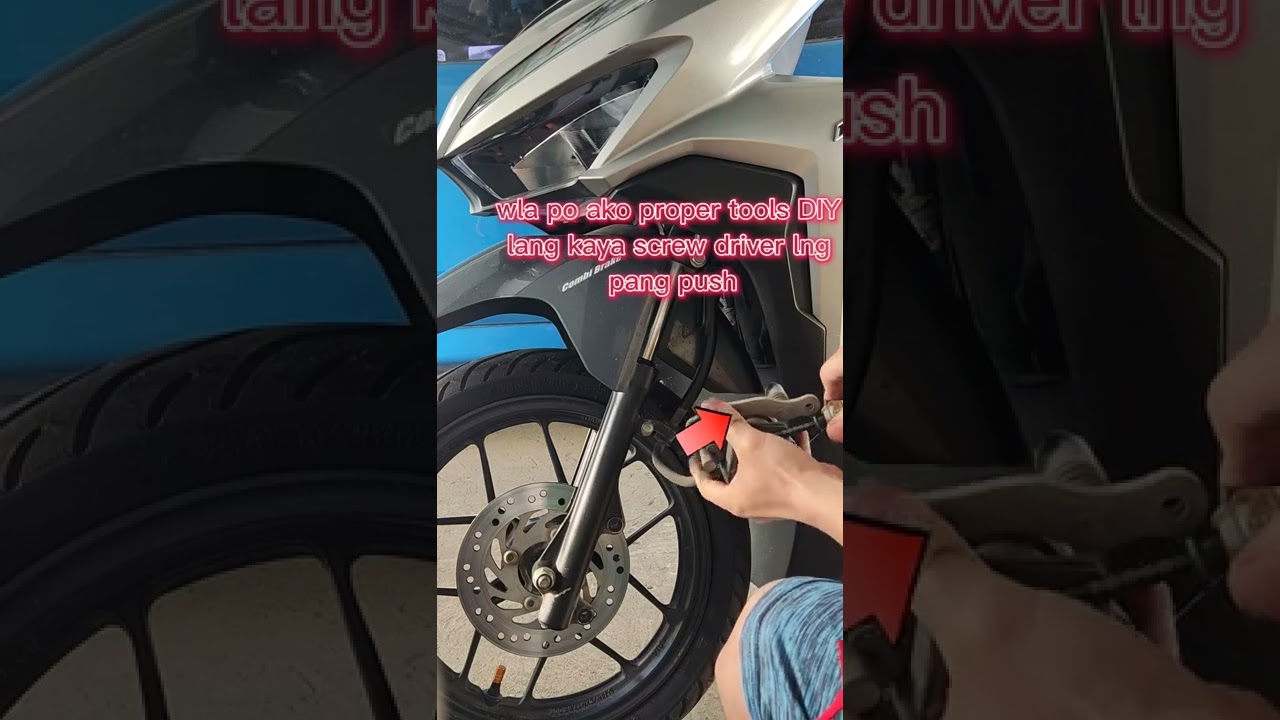 DIY Honda Click Brake pad replacement for newbie