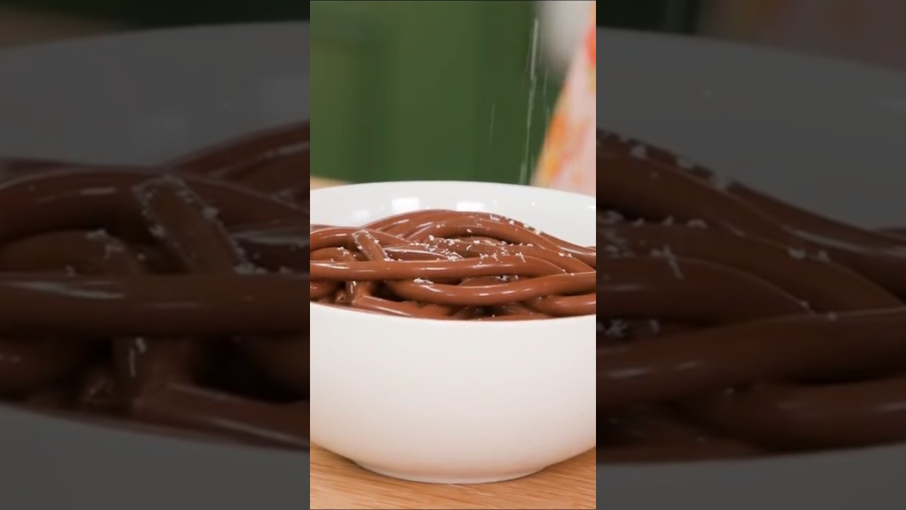 Chocolate NOODLES!? Let's Make It! @ligier #food #recipe #fyp