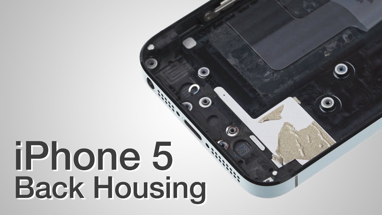 Back Housing Repair - iPhone 5 How to Tutorial