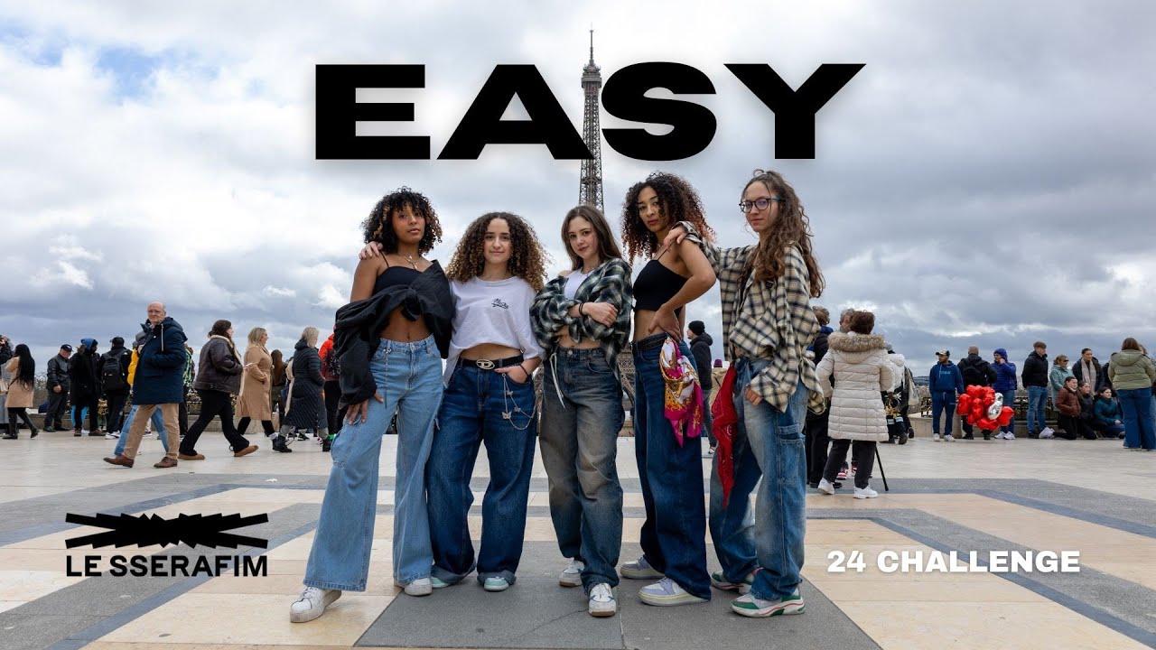 [KPOP IN PUBLIC PARIS | ONE TAKE] LESSERAFIM “EASY” - 24h Challenge Dance Cover