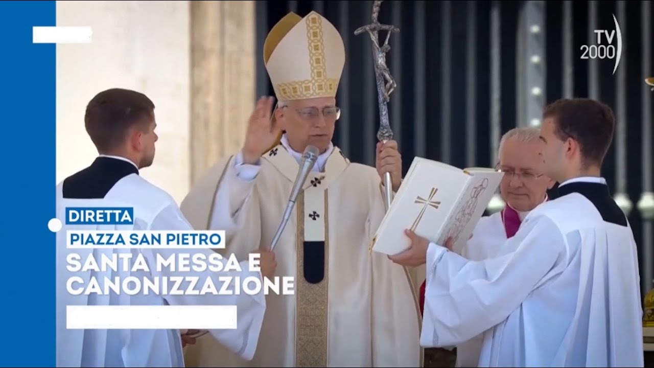 PAPA LEONE XIV | TV 2000 | Solene Pontificale con Canonizazzioni | 19/10/2025