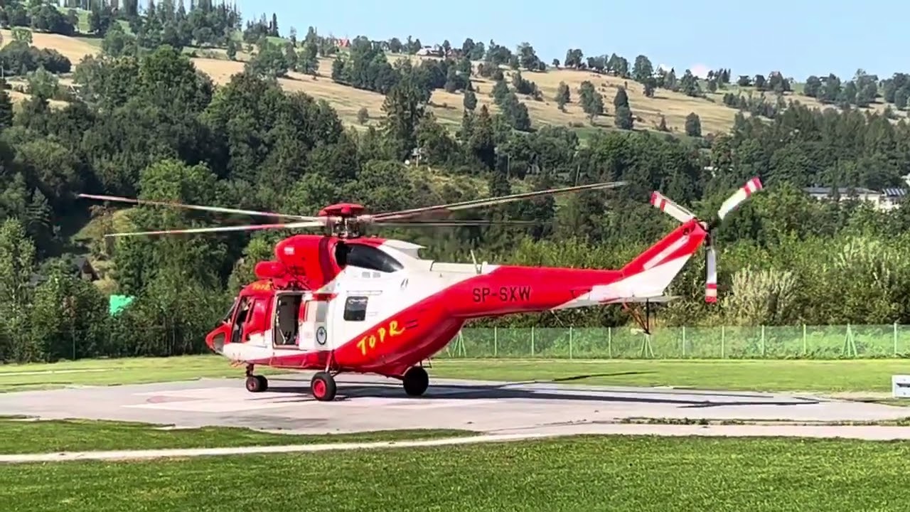 TOPR Zakopane Start śmigłowca W-3 „Sokół” SP-SXW