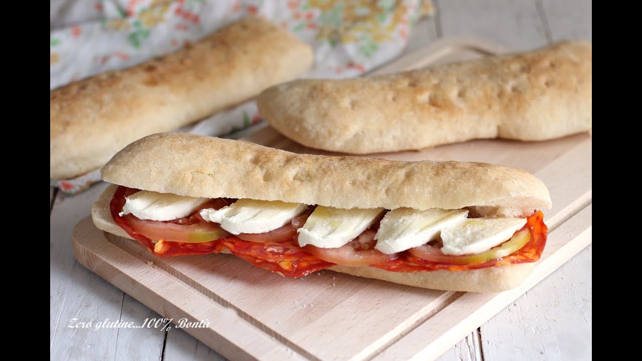 Ciabatte di pane senza glutine