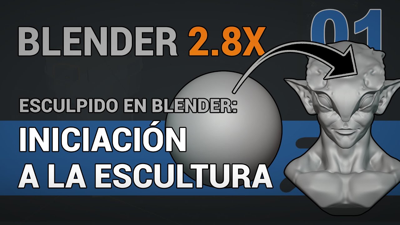 ❗🎓 Aprende a ESCULPIR en Blender 3.0 / 2.8X desde 0 💯 | #O3D+