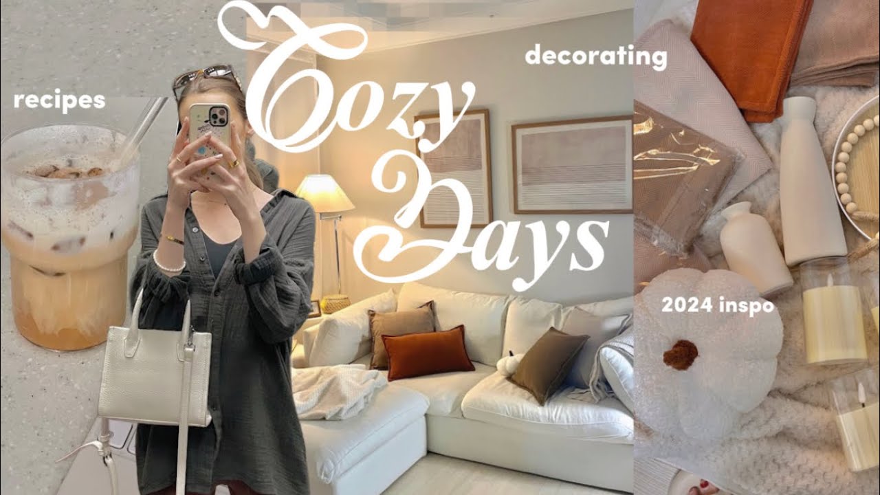 COZY AUTUMN DAYS 🍂 decor shopping, baking cinnamon bread, fall closet inspo 2024