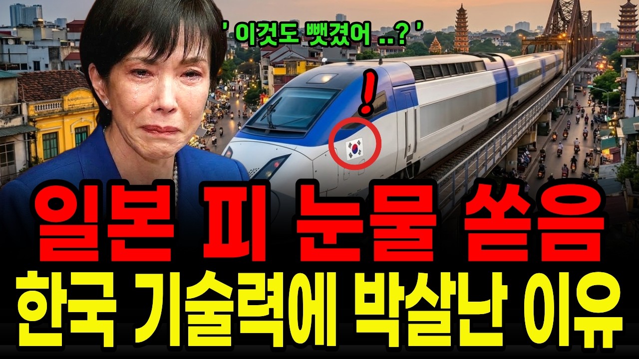 일본이 30년 공들인 베트남 철도 사업권, 한국 기술력으로 2년 만에 통째로 따왔습니다
