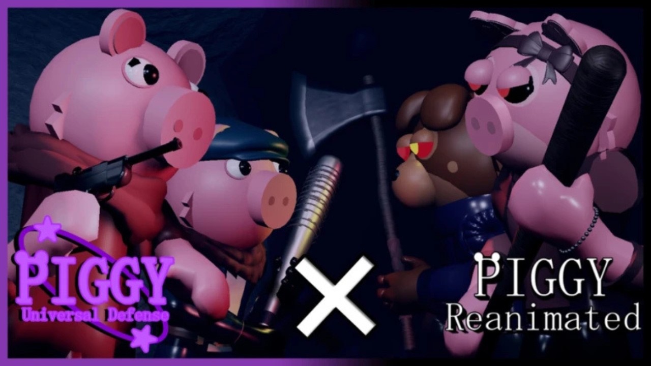 Piggy Universal Defense X Piggy Reanimated Collab! | Solo Gameplay + Act 3