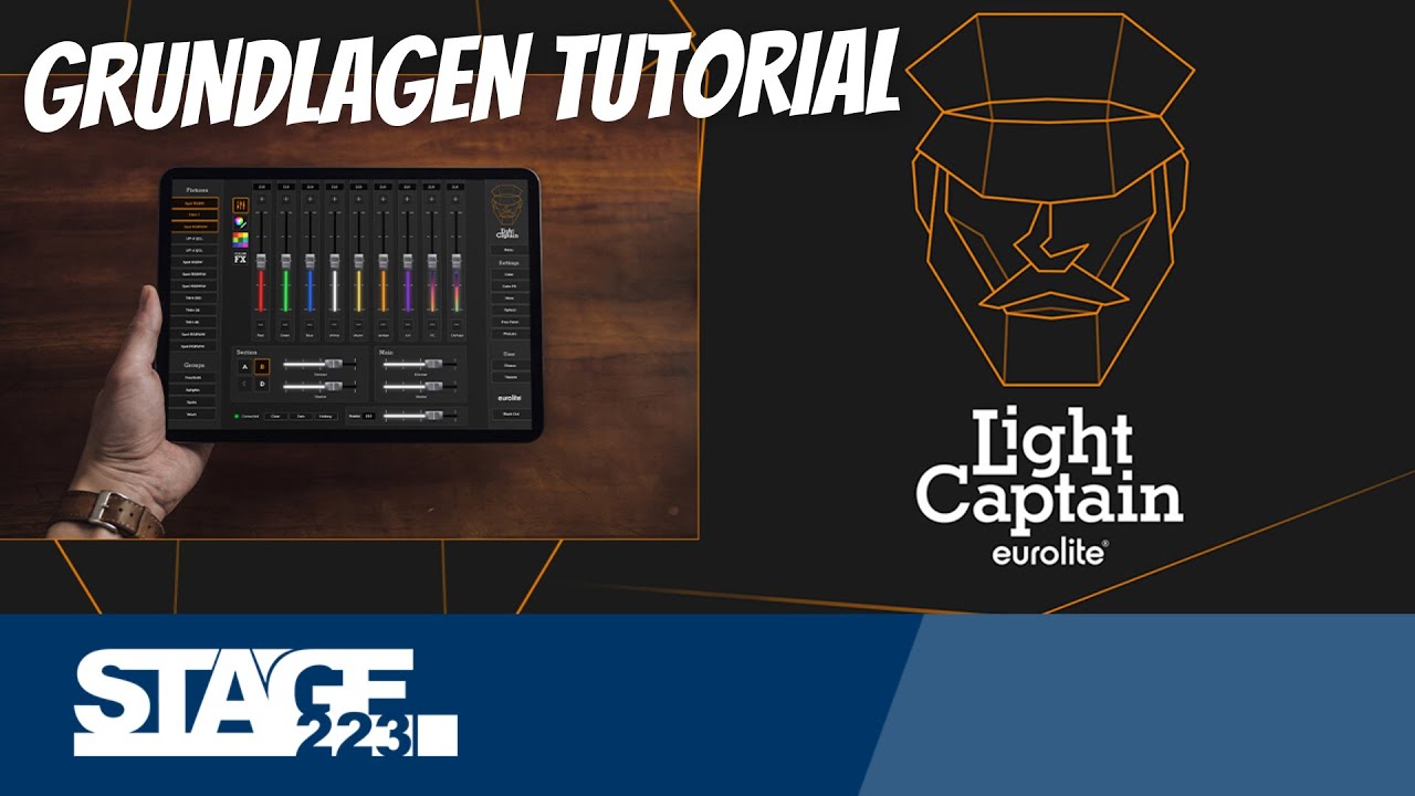 Eurolite Light Captain DMX Lichtsteuerungs App | Grundlagentutorial