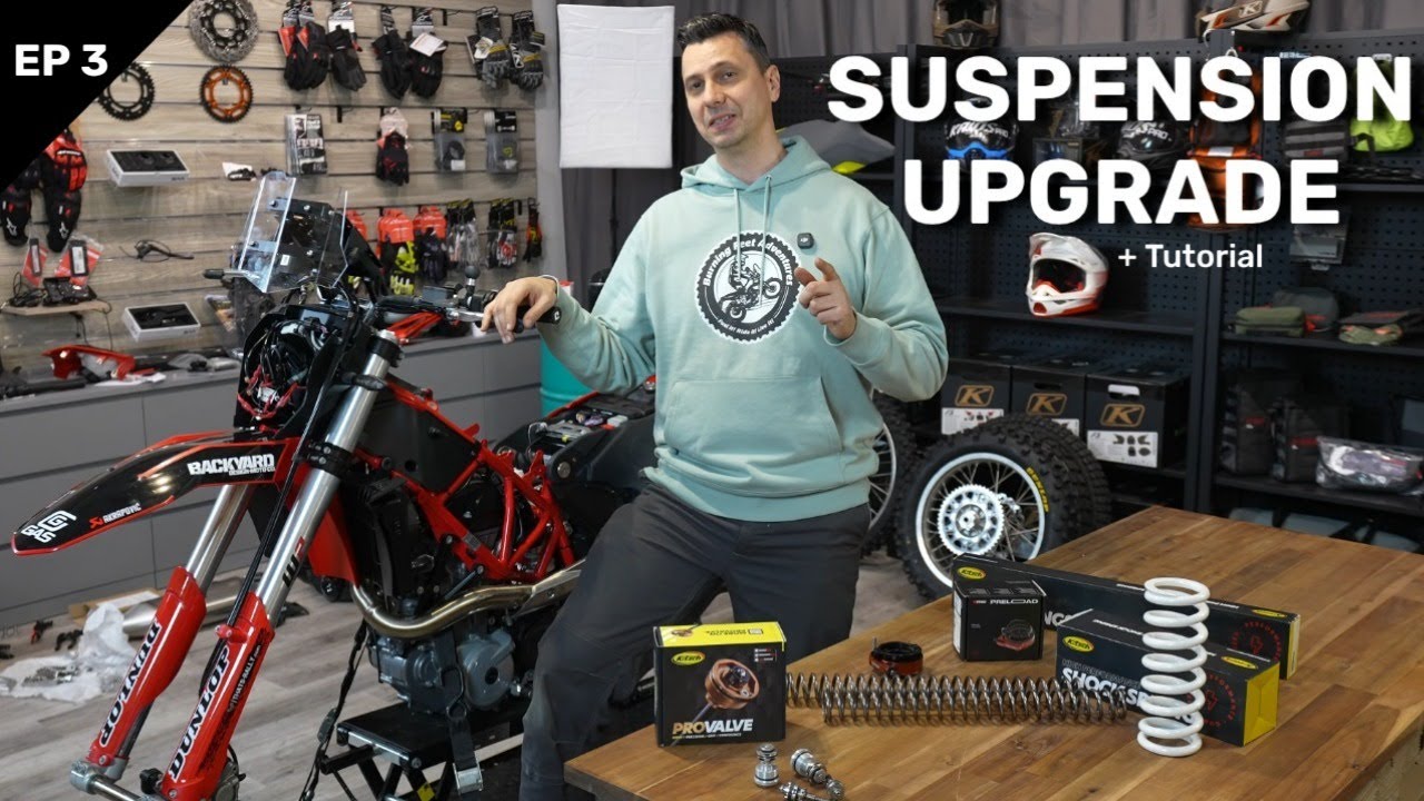 HOW TO: GasGas 700, KTM 690 & Husqvarna 701 Fahrwerk Upgrade mit K-Tech Pro Valve & Preload Adjuster