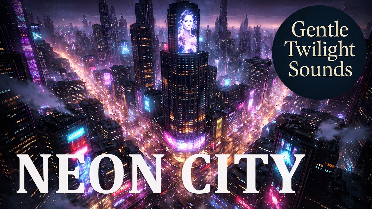 Neon City – Futuristic Ambient Soundscape for Deep Sleep & Insomnia Relief