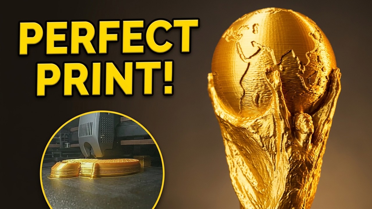 This 3D Printed FIFA Trophy Looks INSANELY Real