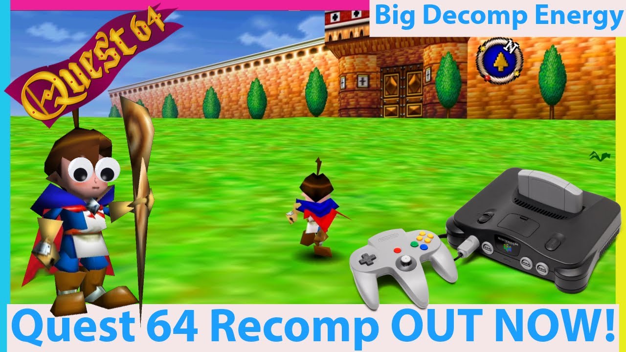 Quest 64 N64 Recomp Out Now! It FINALLY Happened