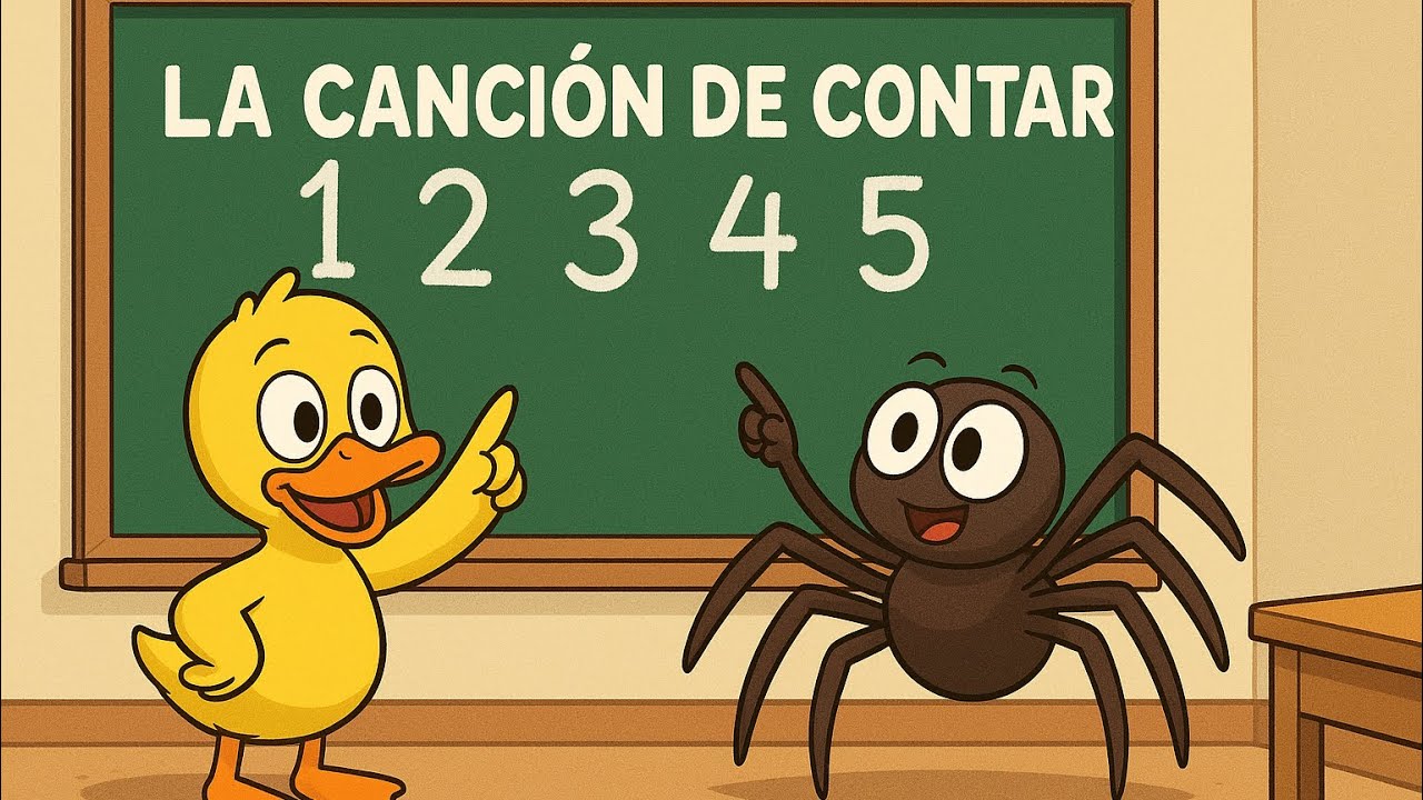 La canci&oacute;n de contar 🦆 🕷️ | Canci&oacute;n Infantil Alegre para Ni&ntilde;os