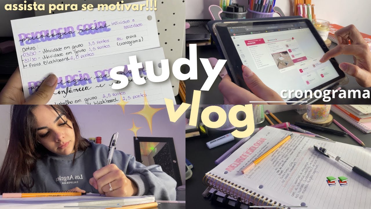 study vlog: ASSISTA SE PRECISA DE MOTIVAÇÃO ✨📚