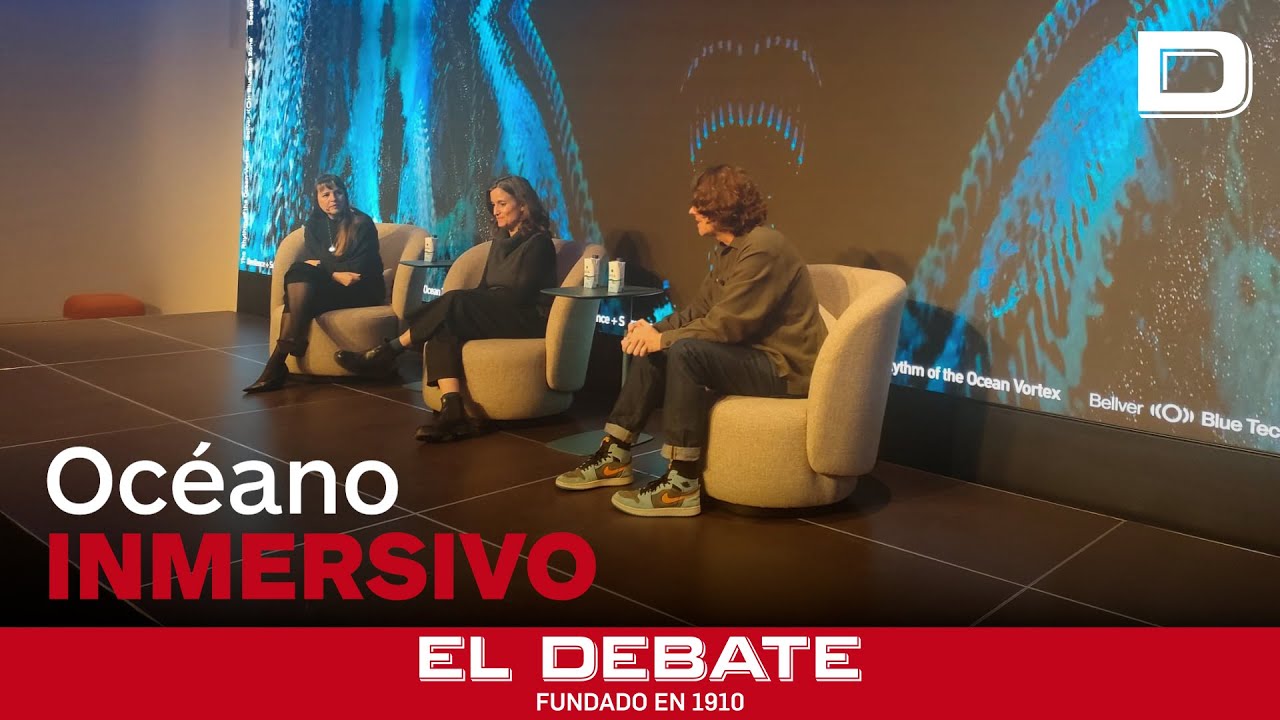 Arte digital y océano se fusionan en Vortex, la sala inmersiva de Bellver Blue Tech Zone