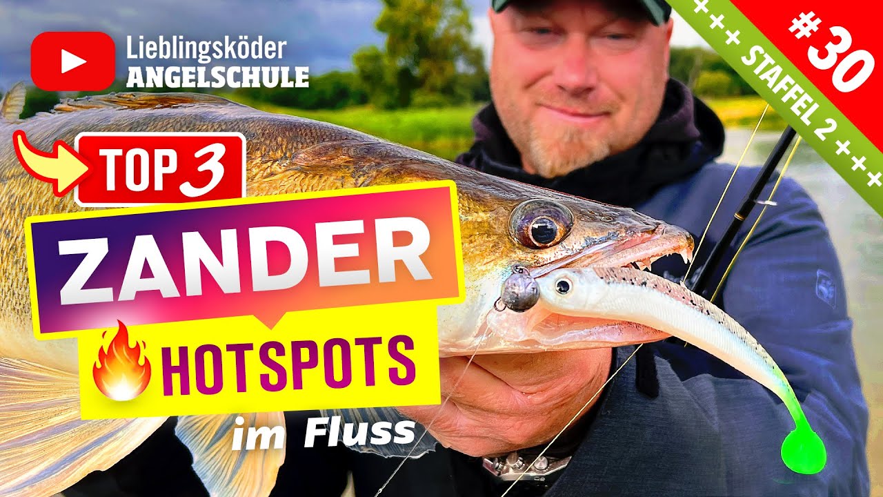 Zanderangeln Elbe - beste Hotspots 🔥🎣👍🏼
