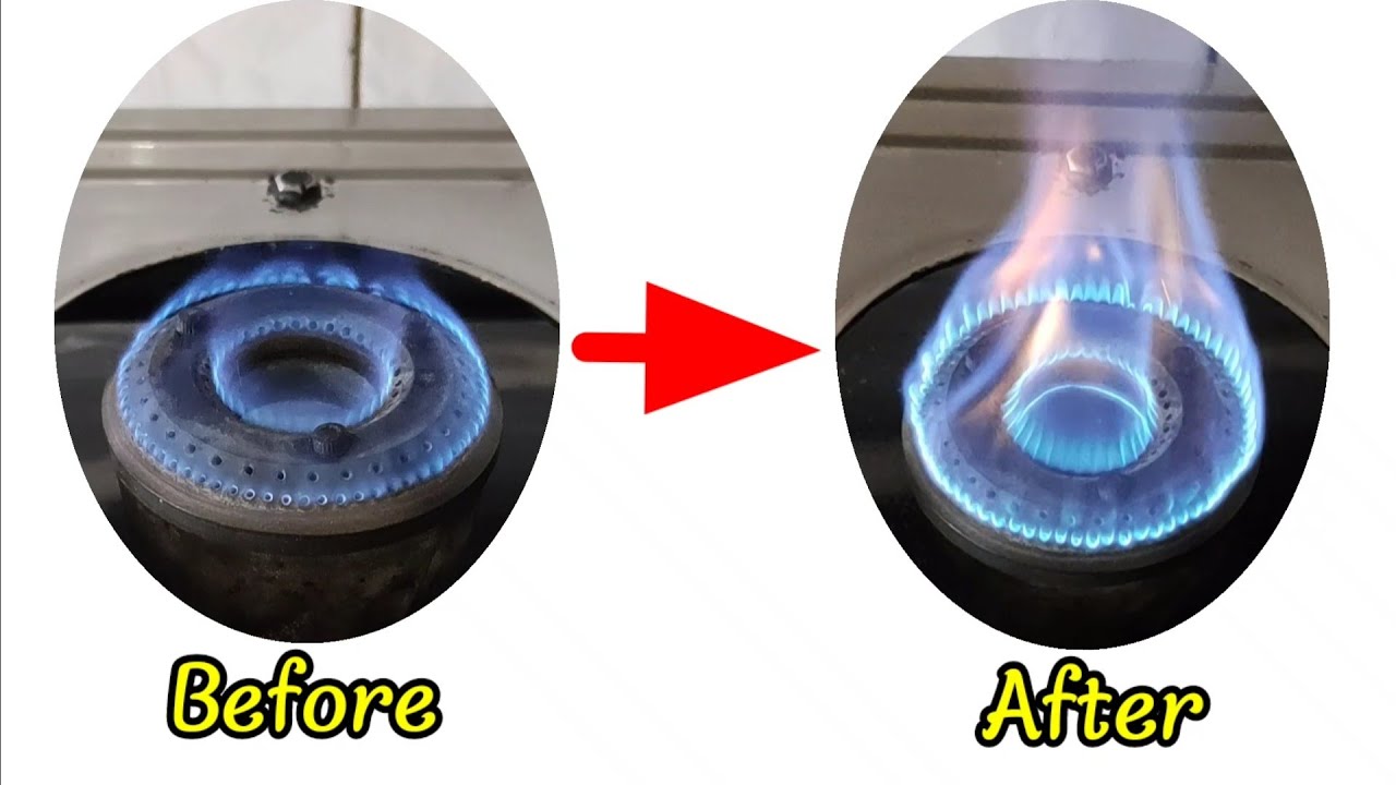 How to increase Gas stove flame | gas ki flame kam ho jaye to kya kare