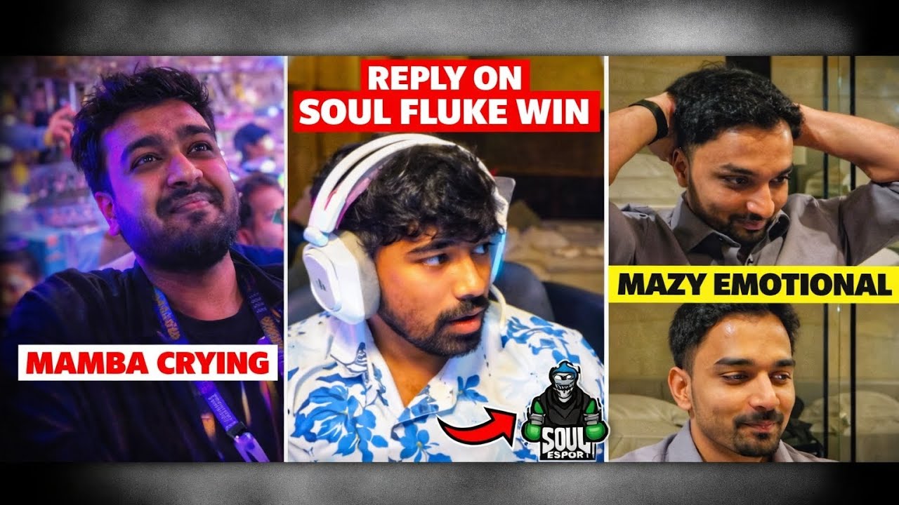 Mazy Emotional 🥺 Mamba Crying 😭 React on SOUL BGIS CHAMPIONS 🏆 Neyoo Team SouL 🚀