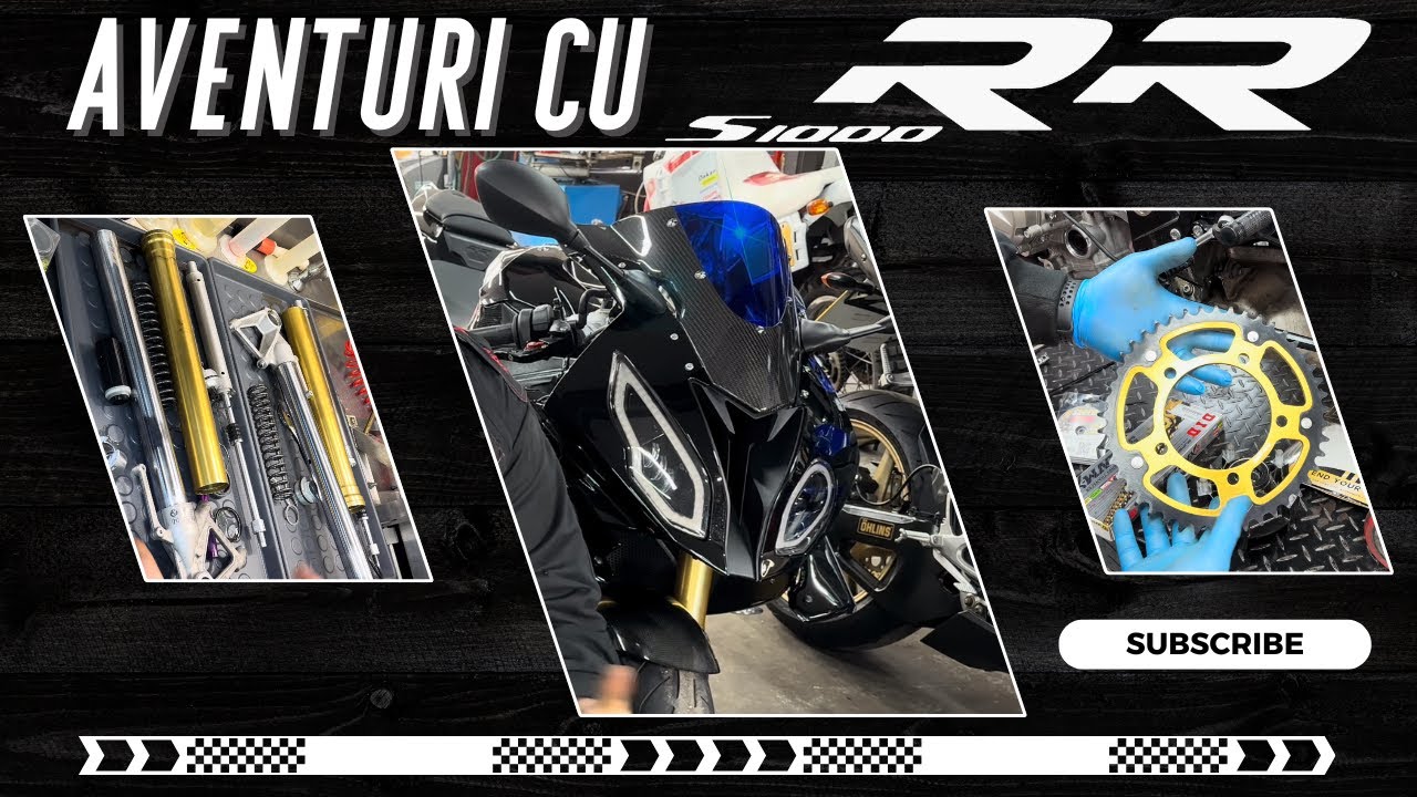 BMW S1000RR 2018 cu furci electronice DDS, lanț cu pinioane și accesorii de carbon