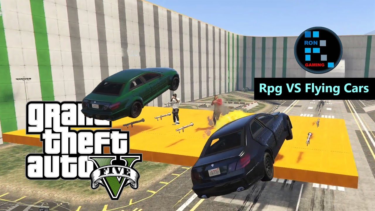 GTA V | AMAZING RPG VS FLYING CARS FUN GAMEPLAY