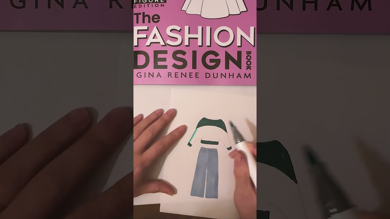 Design a Dolman Sleeve Top and Wide Leg Pants  #fashion #fashiondesign