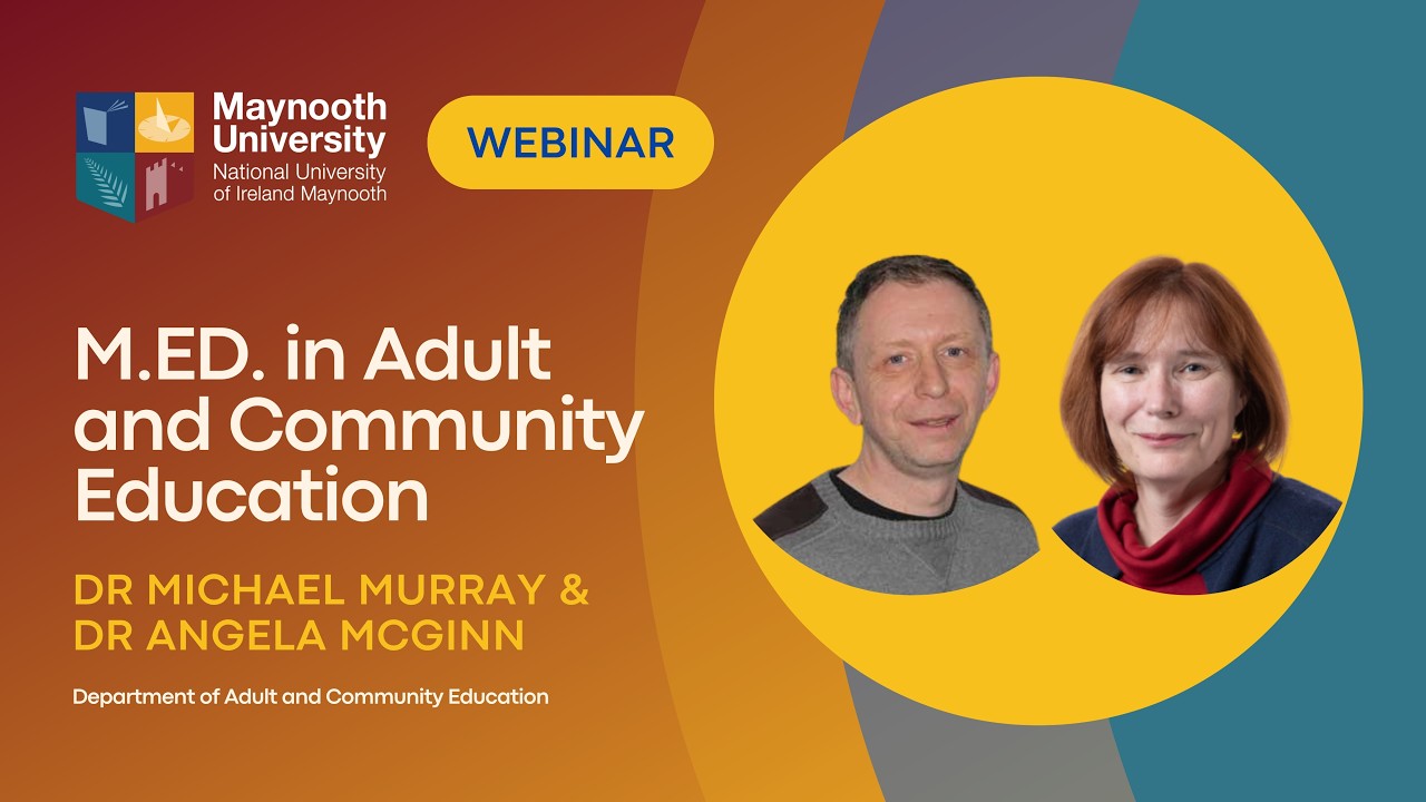Find Your Edge: M.ED. in Adult and Community Education at Maynooth University
