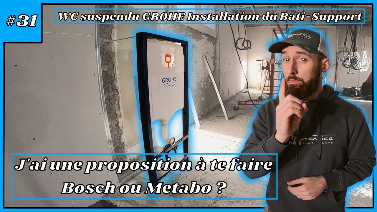 Comment Installer un Bati-support GROHE Facilement (WC Suspendu ) - #31 Rénovation Maison