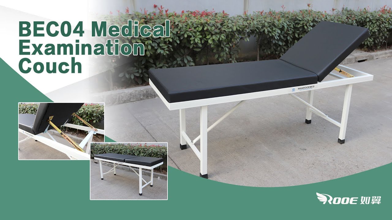 2 Sections Medical Examination Table with Adjustable Backrest