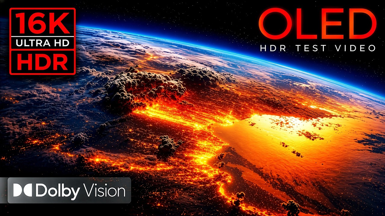 IMPOSSIBLE Quality Test | 16K Dolby Vision HDR 120FPS OLED Display (8K/4K TV)