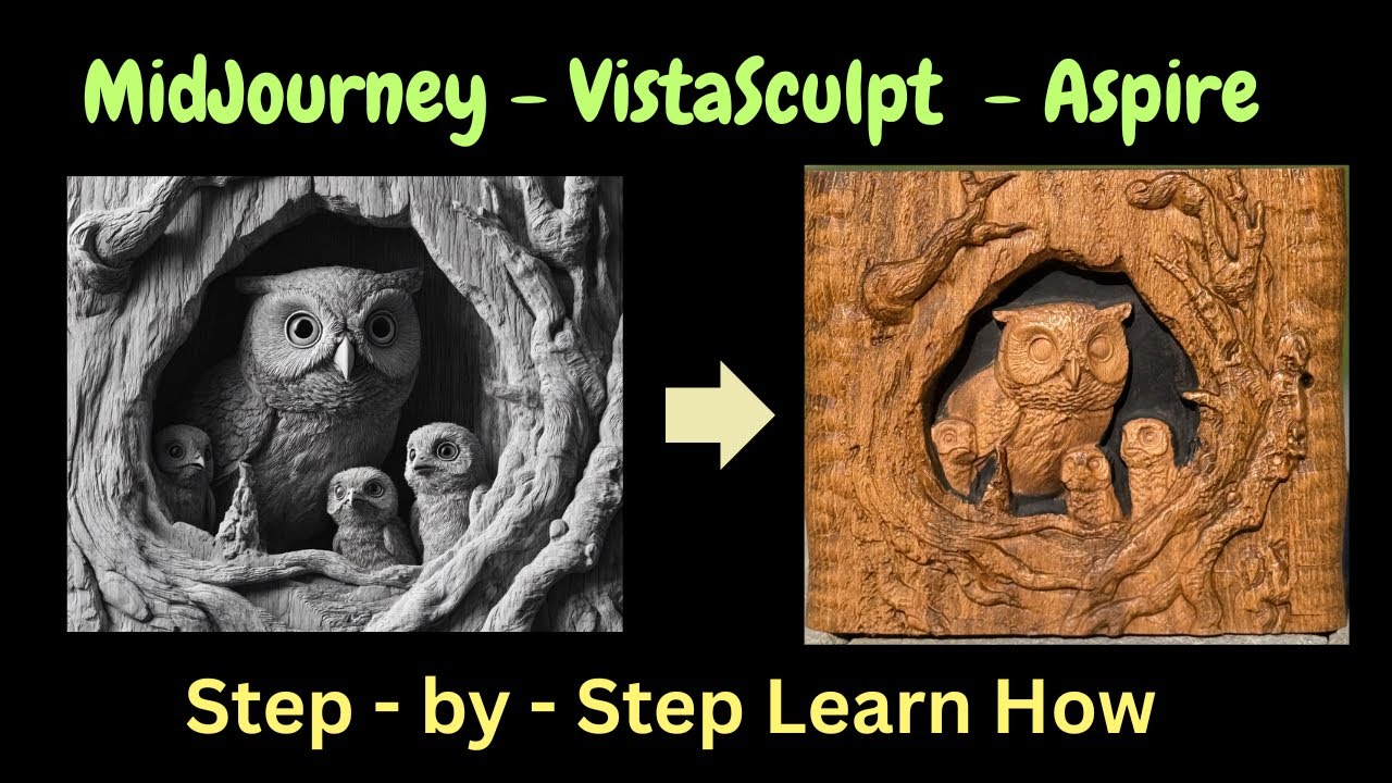 Создание 3D-моделей сов и чиклетов с помощью Vista Sculpt и Aspire — шаг за шагом