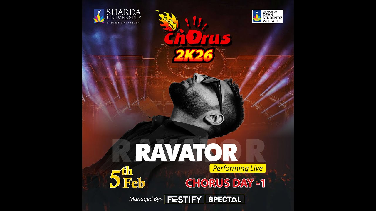 Inaugural Ceremony Chorus 2K26 || Sharda University