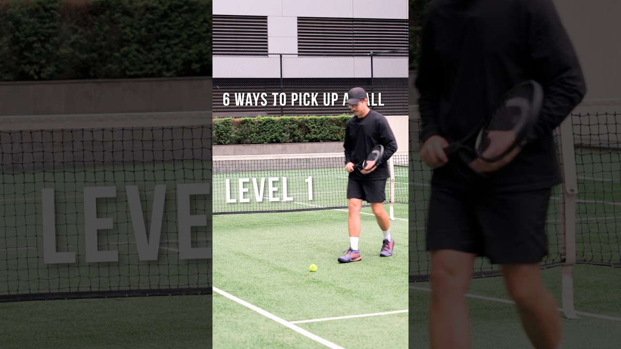 6 Ways To Pick Up A Tennis Ball