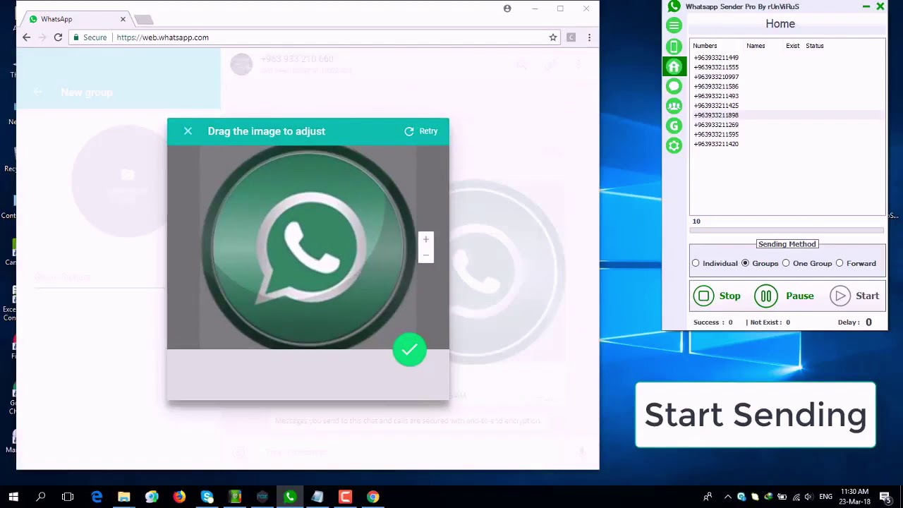 WA Bulk Sender Ultimate - Live Demo