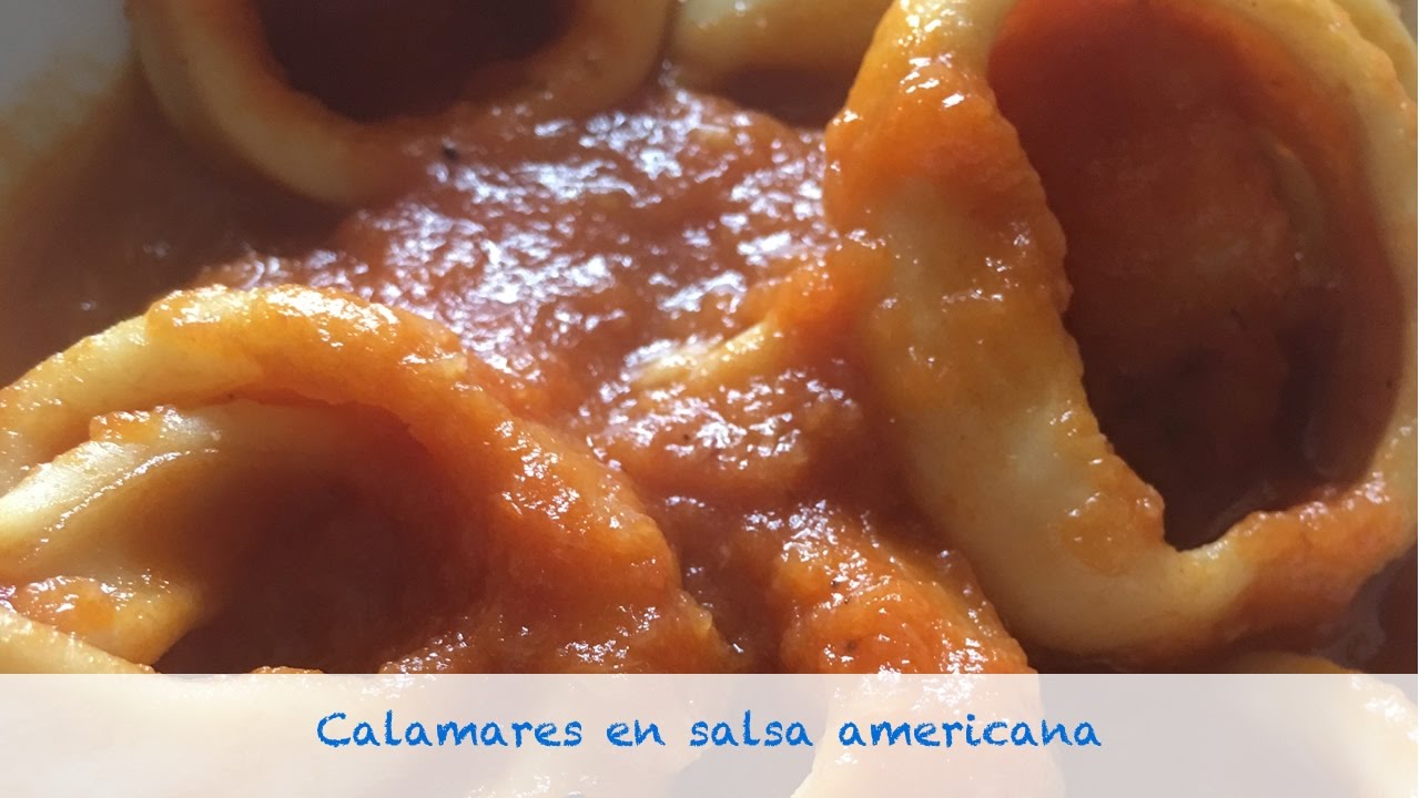 Calamares con salsa americana ligeros, en thermomix